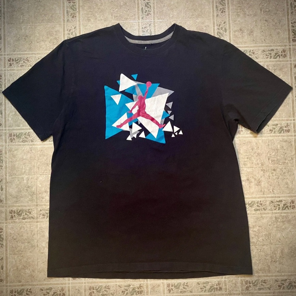 Vintage Nike Air Jordan T Shirt 90’s Black Mens XL Made In USA Retro Rare